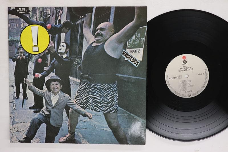 LP Record DOORS Strange Days K42016 ELEKTRA Europe Rock Used