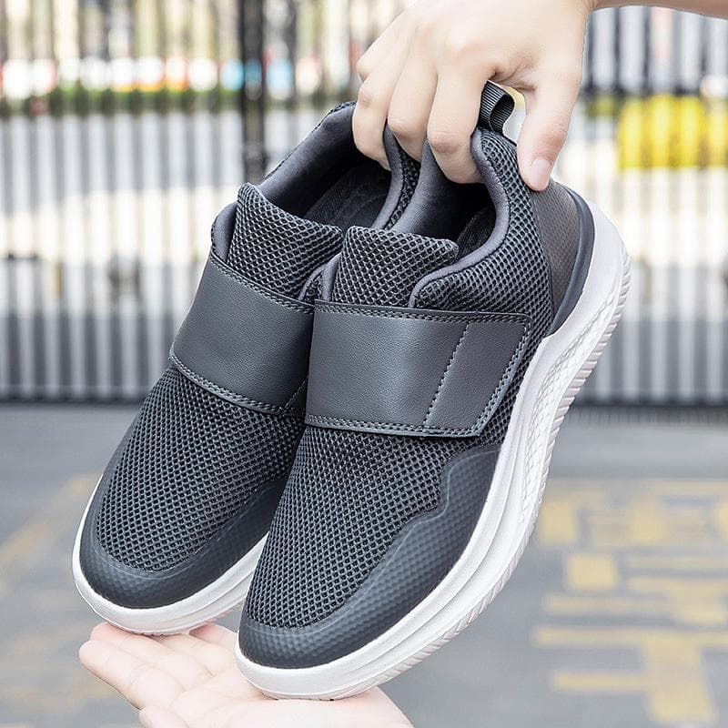 Men Orthopedics Wide Feet Swollen Walking Casual Shoes Thumb Eversion Adjusting Soft Comfortable Diabetic Man Shoes Big Size 48 39