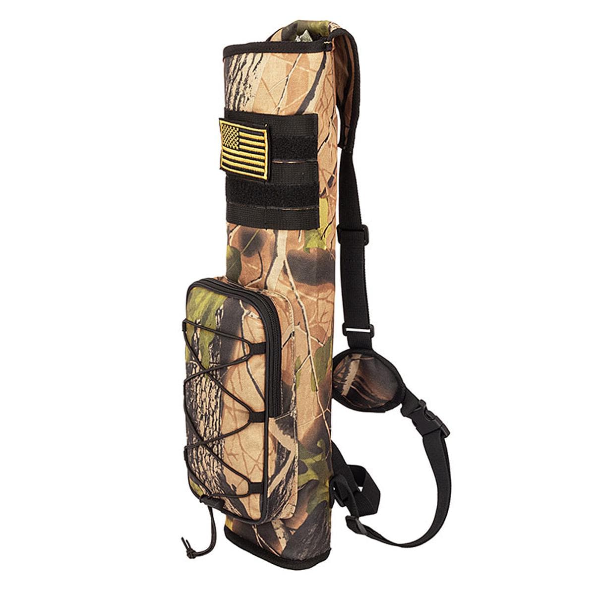 Archery Quiver Arrow Holder Shoulder Bag Carry Bag for Hunting Shooting Target Practicing camouflage
