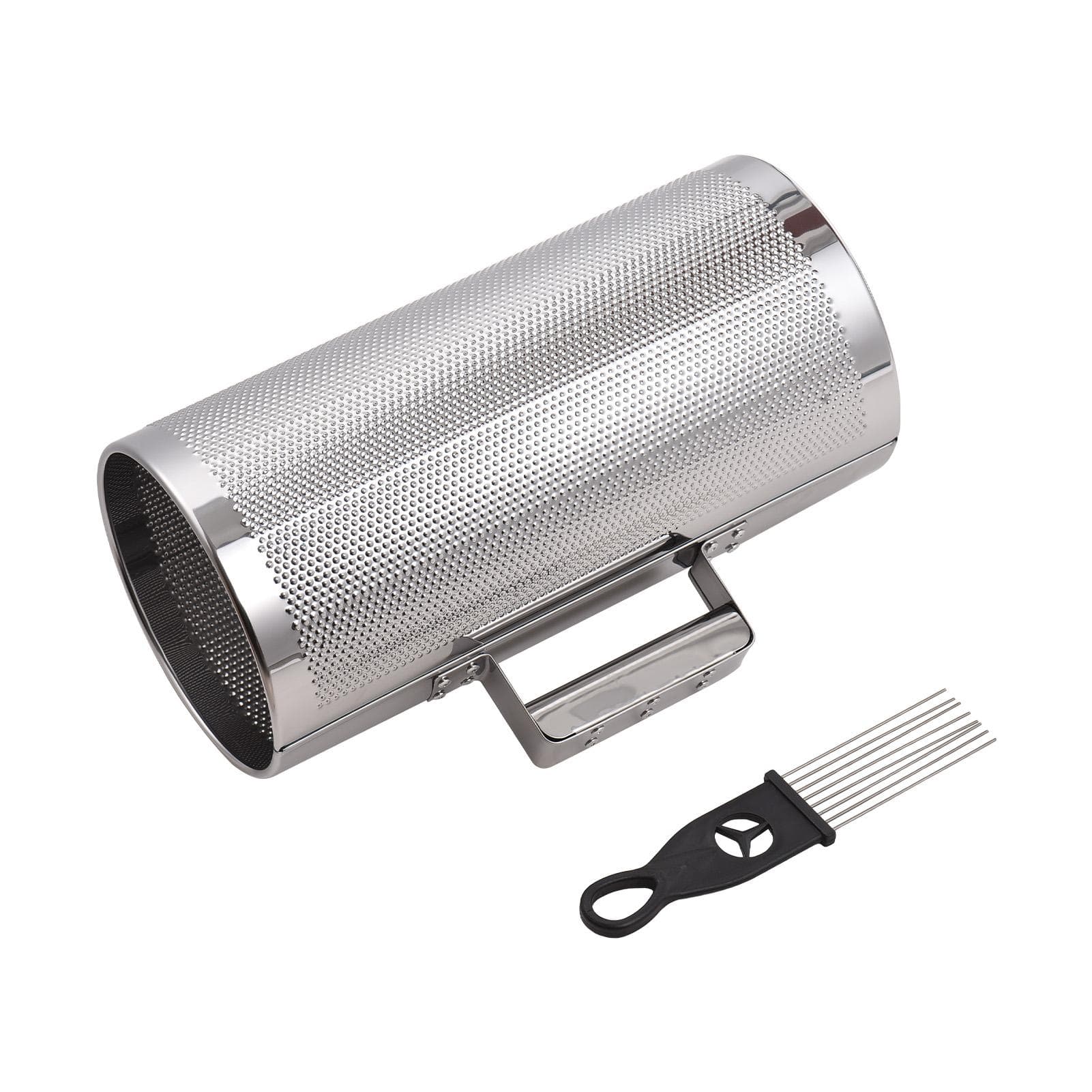12 inch Stainless Steel Guiro Instrument with Scraper Guiro Shaker Latin Percussion Instrument 12 inch