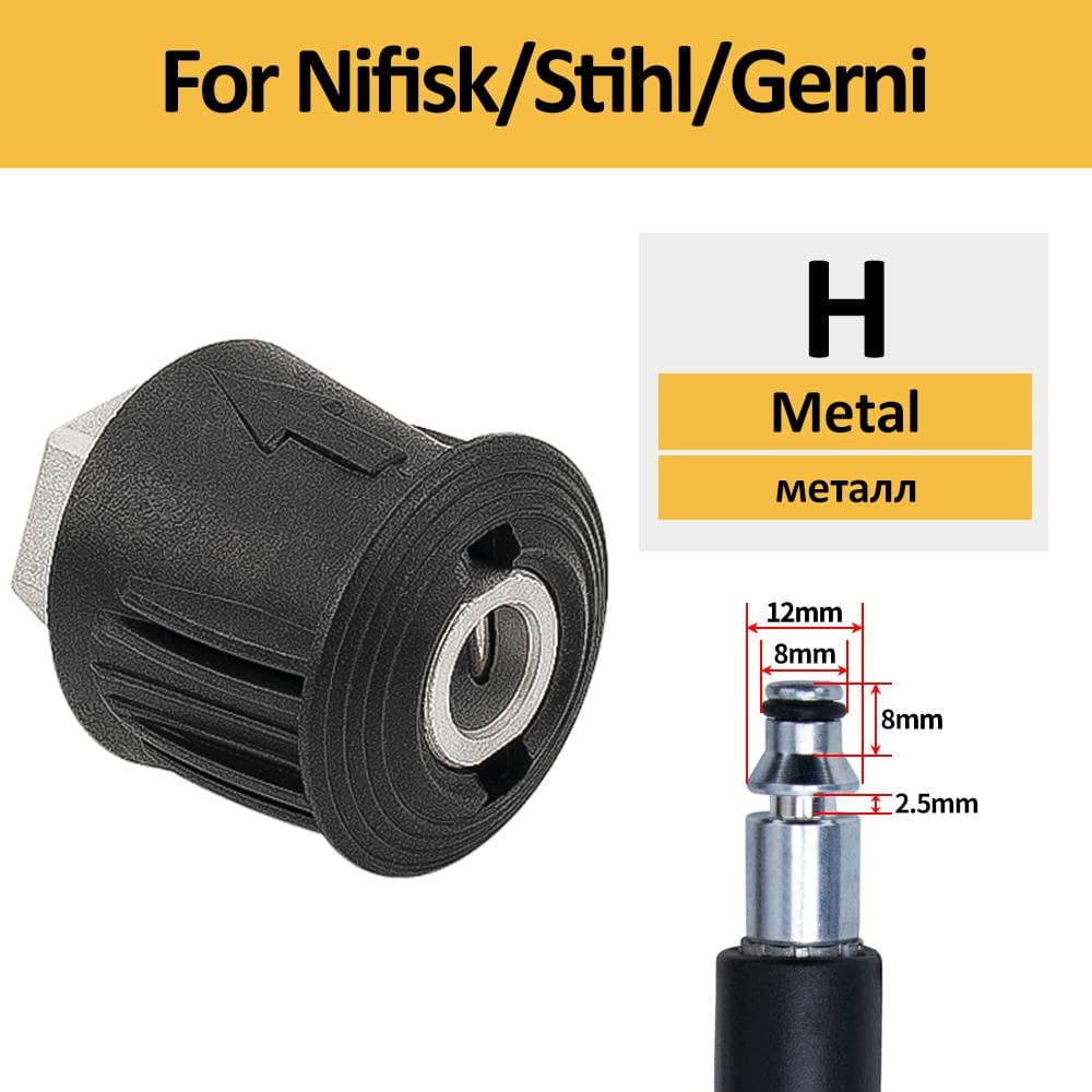 Pressure Washer Hose Connector Converter Power washer outlet adapter M22 for Karcher Nilfisk Stihl High Pressure Washer Hose