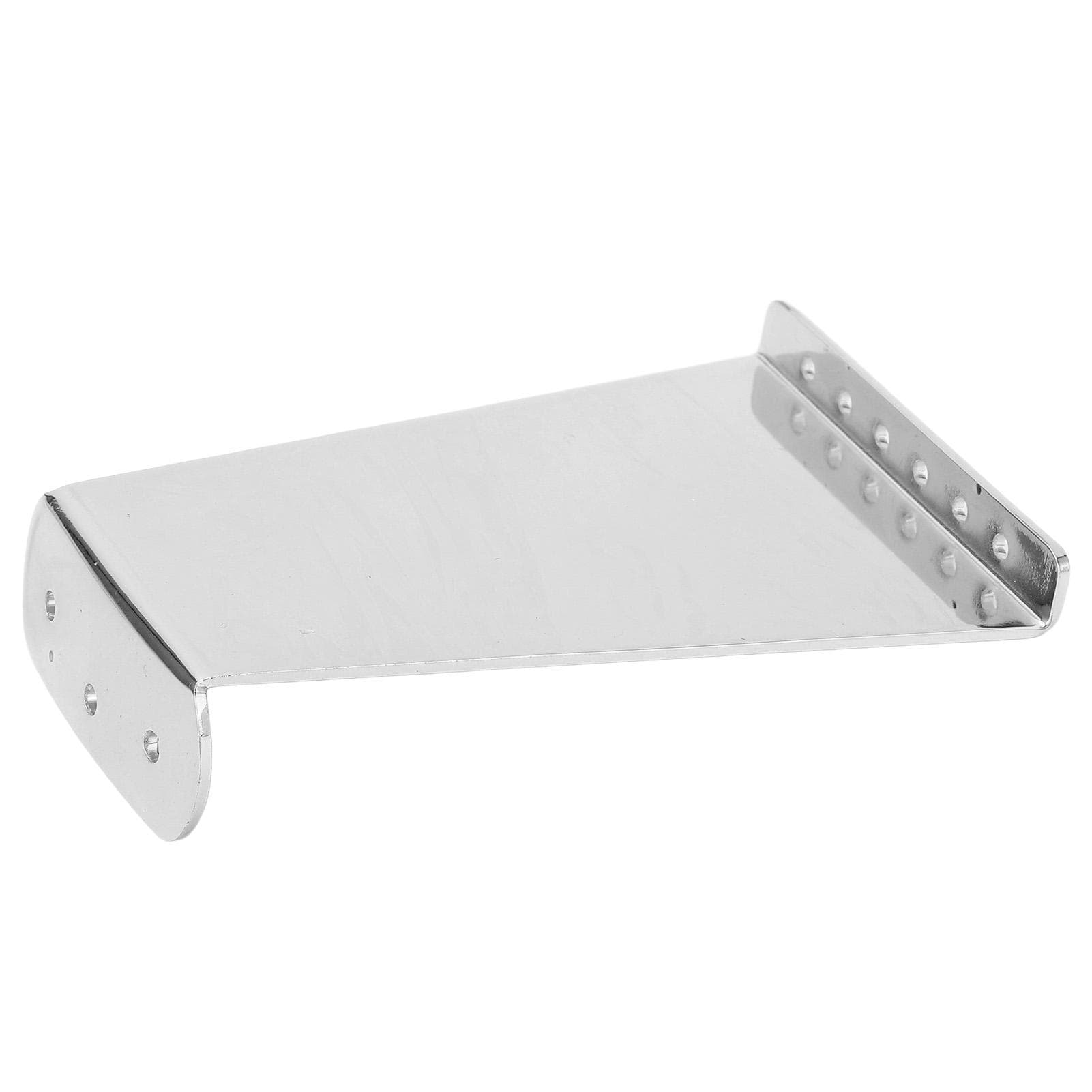 6 String Guitar Tailpiece Replacement Metal Bridge Tailpiece Pulling String Board Jazz Electric silver