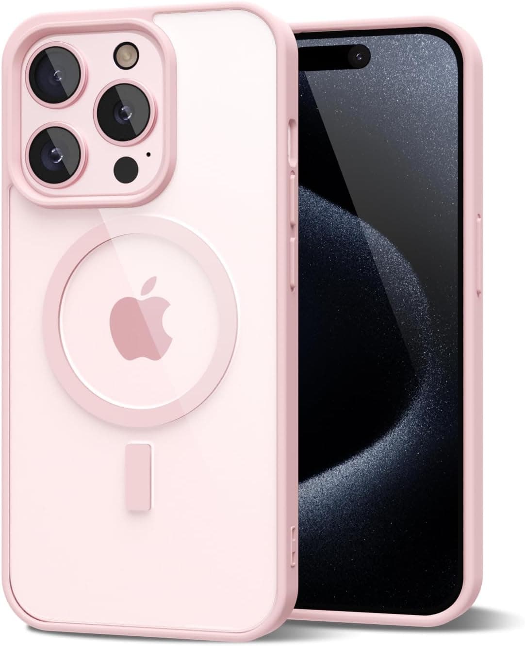 Non Yellowing Case for Magsafe Mag Safe Iphone 15 Pro Max 14 Plus 13 Mini 12 11 X Xs Xr Se 2022 2020 8 15Pro 14Pro 13Pro 12Pro Phone Cover Accessories For iPhone SE 2020 pink