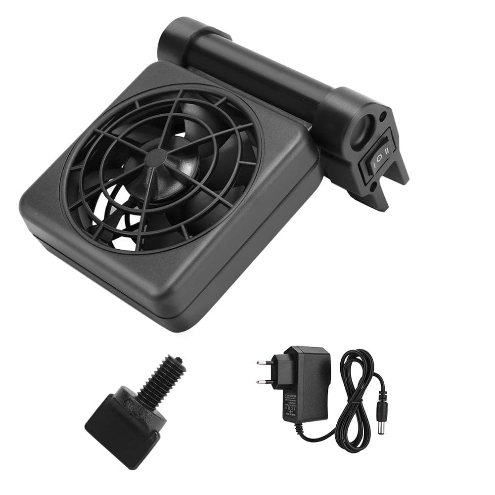 Mini Single Head Adjustable Fish Tank Aquarium Cooling Fan Hang On Chiller