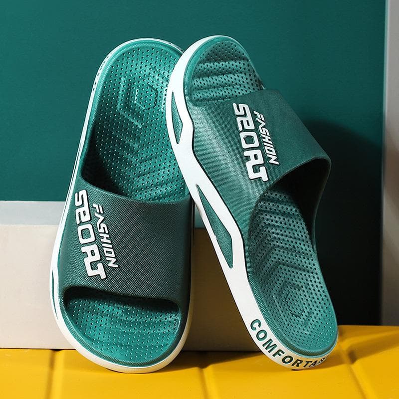 2022New Men's Slippers Men's Outer Wear Summer Home Non-slip Thick-soled Indoor Home Sandals and Slippers Women 42-43