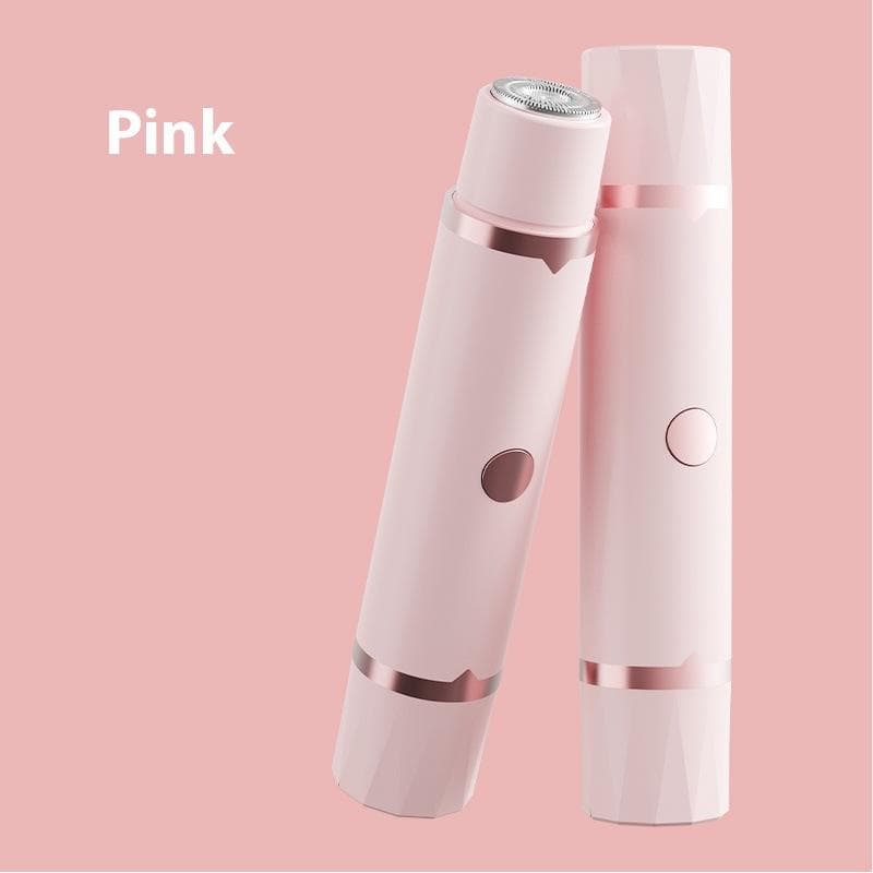 Double Head Electric Shaver Private Parts Shaving Lady Full Body Hair Removal Instrument Artifact Underarm Leg Hair Trimmer Hair Remover pink