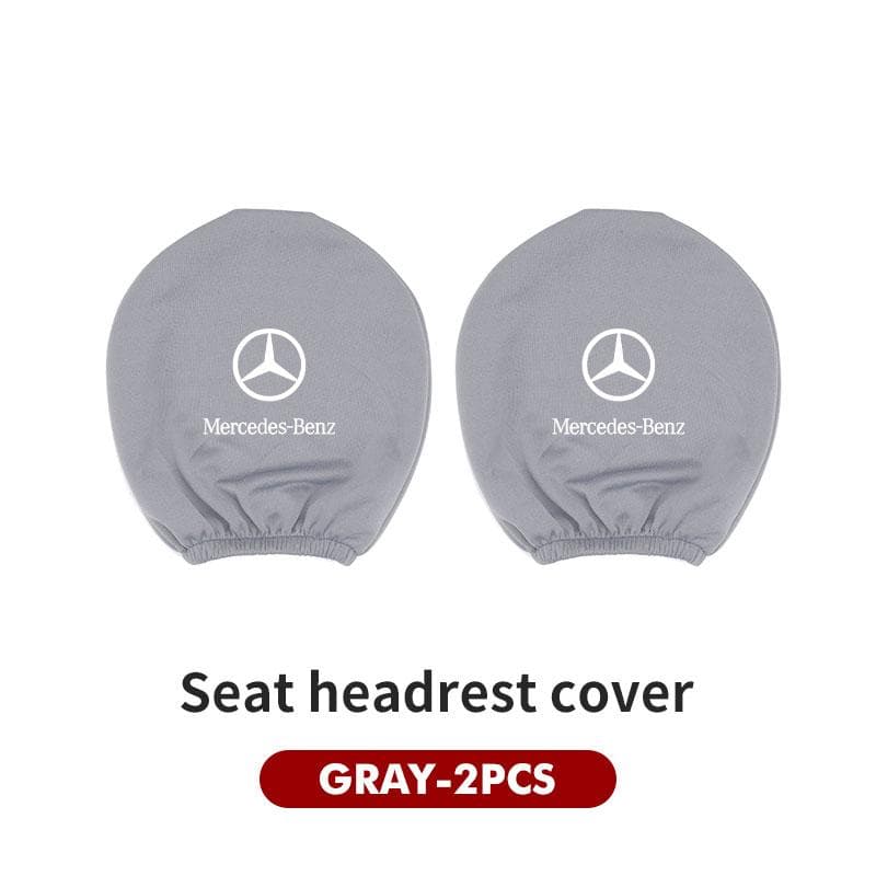 Car Seat Headrest Cover Anti-Dirty Elastic Interio Seat Cover For Mercedes Benz C180 C300 W124 W176 W177 GLC CLE CLA AMG