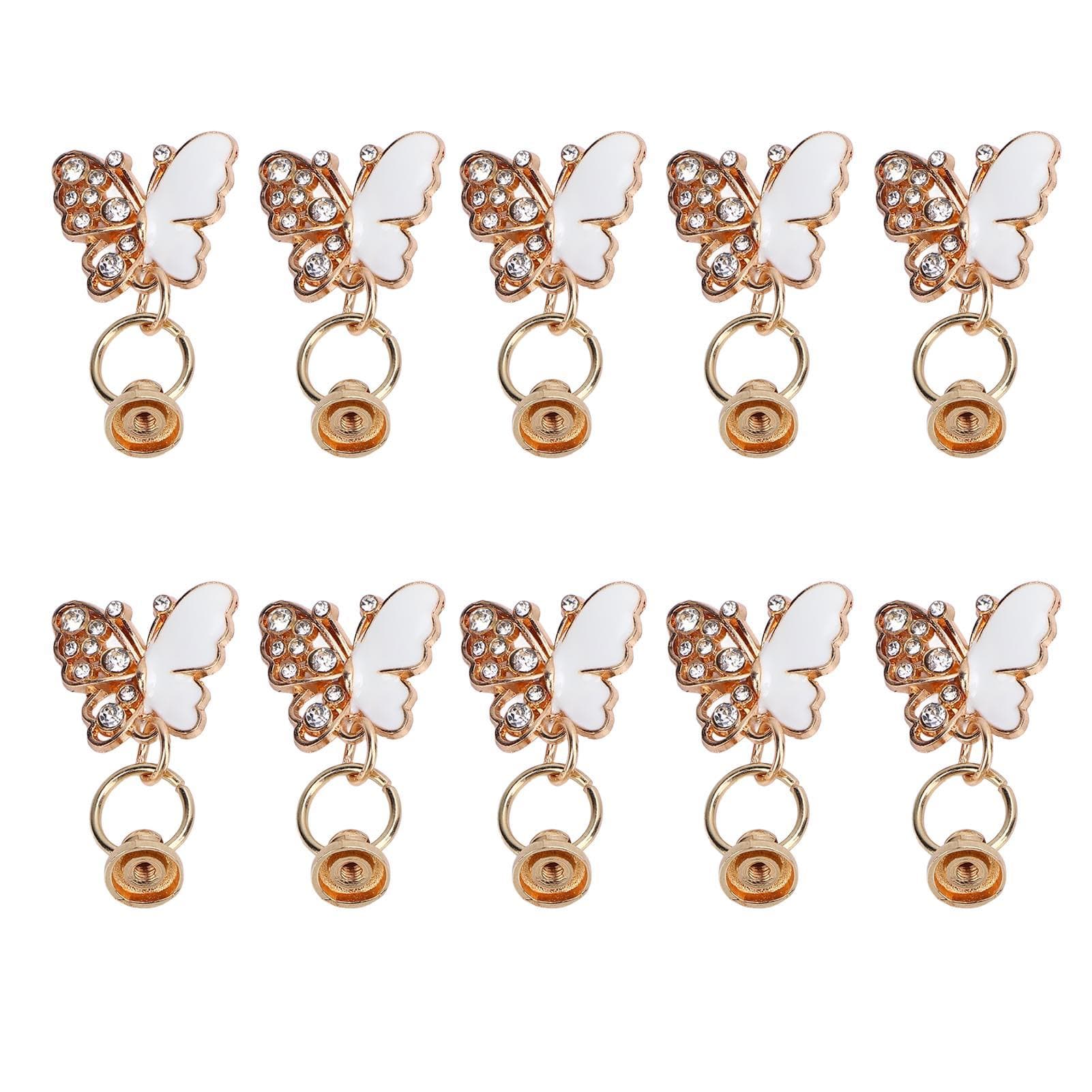 10 Sets Rivet and Screw Round Head Rivets with 9.5x7.5mm Pull Rings 24mm Pendant 7.5mm Crossed