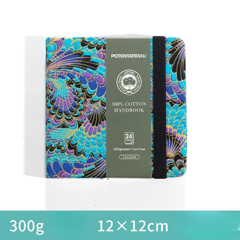 100% Cotton Square Watercolor Paper Book 12cmx12cm(4.7x4.7Inch )24 Sheets 300g (140lb) Art  Drawing Paper Sketchbook 12cmx12cm