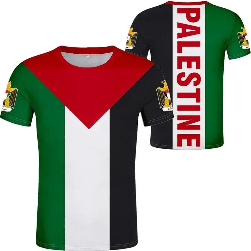 PALESTINE T-Shirt 3D Printed Casual Street Letter Tshirt Nation Flag Tate Palestina College Oversized Design Men Women Clothing M