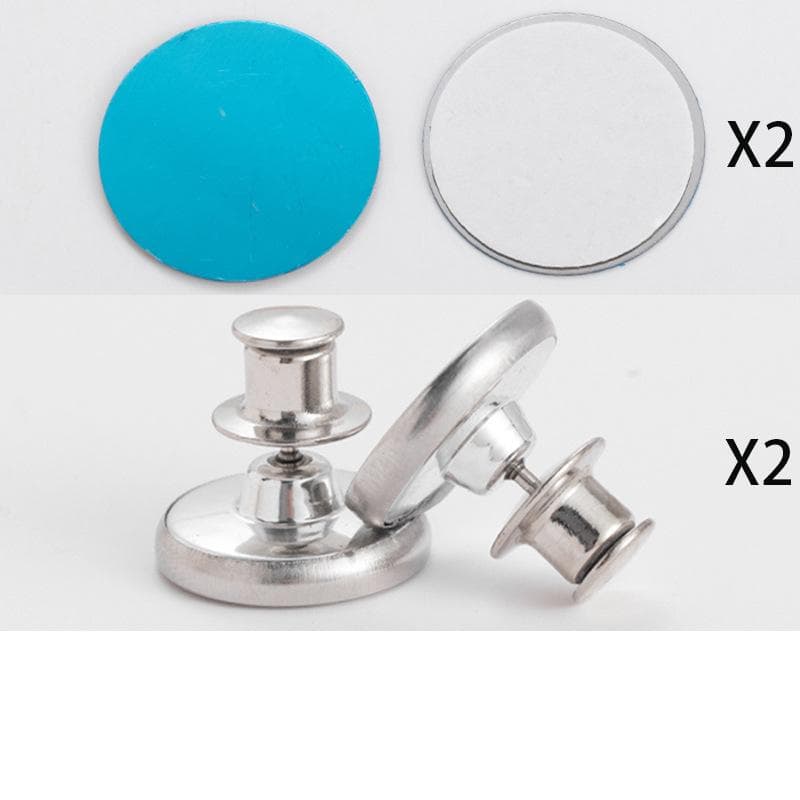 2 pcs of Curtain Gap Fixers Magnetic Closure Buckles at Both Ends of The Shower Curtain Edge Wall Hook Clips on The Side to Prevent Light Leakage 20MM-2PCS