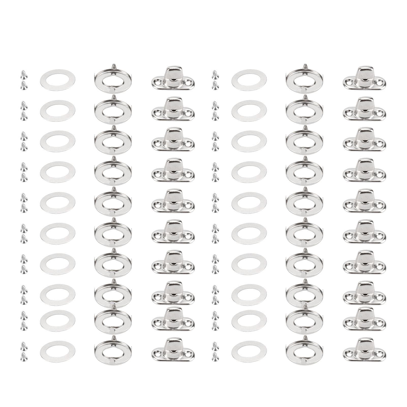 Twist Lock Fasteners Turn Button Eyelet and Stud Mounting Screws for Canvas Marine Fastener Turn