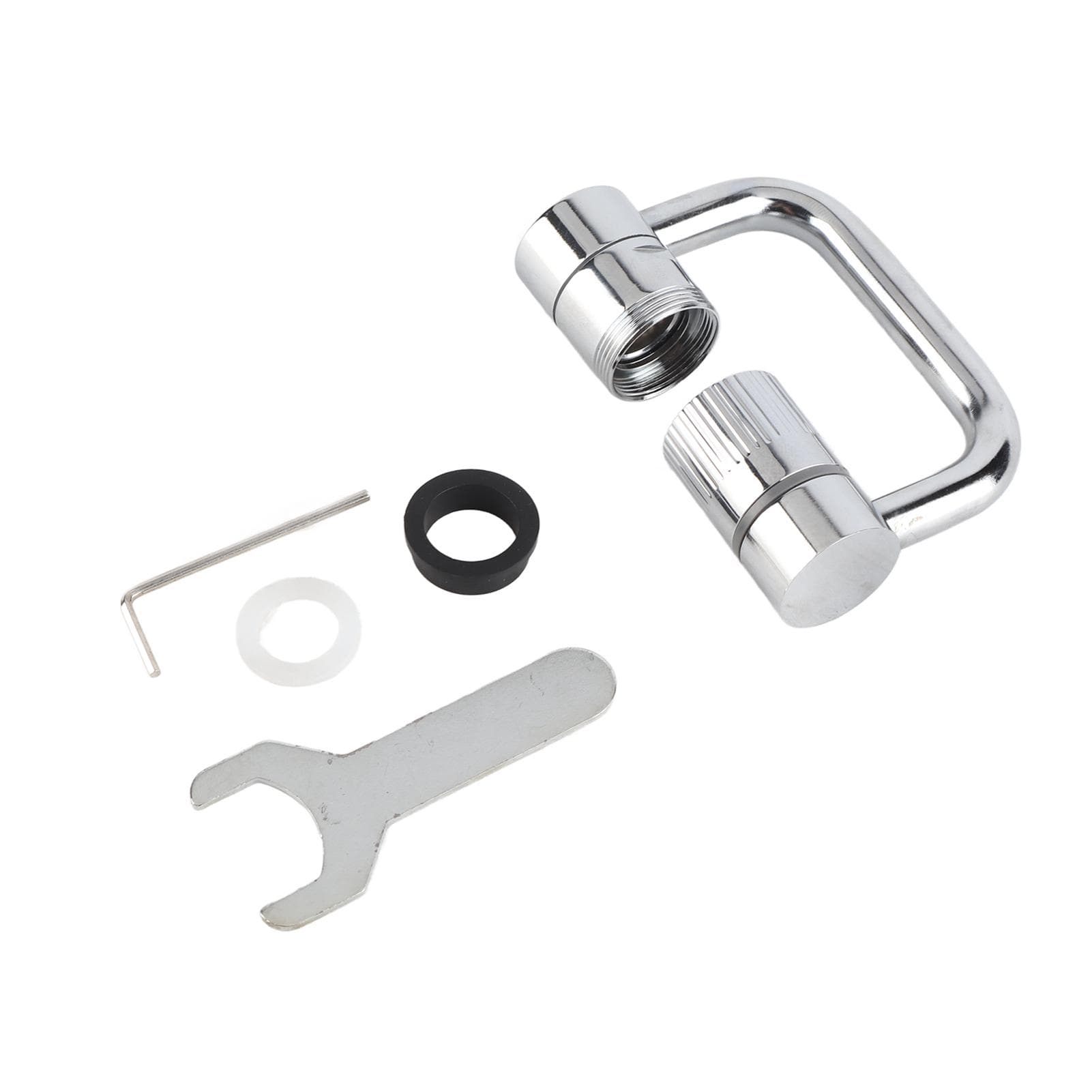 Faucet Extender Mechanical Arm Rotatable Splash Proof Copper Faucet Aerator for Kitchen Bathroom