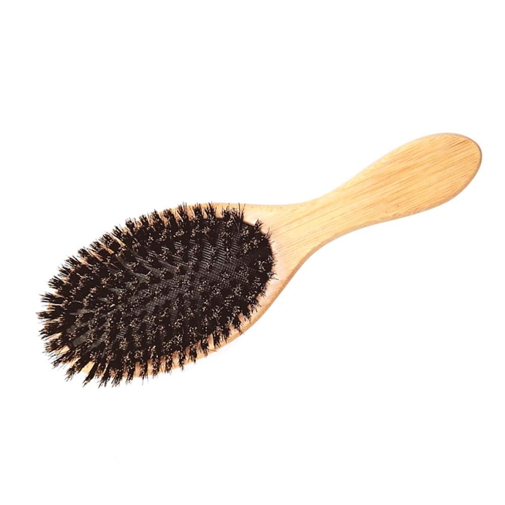 Hair Brush Natural Bamboo Handle Boar Bristles Brush Anti-static Hair Scalp Paddle Hairbrush Gasbag Massage Comb Hair Care Tool