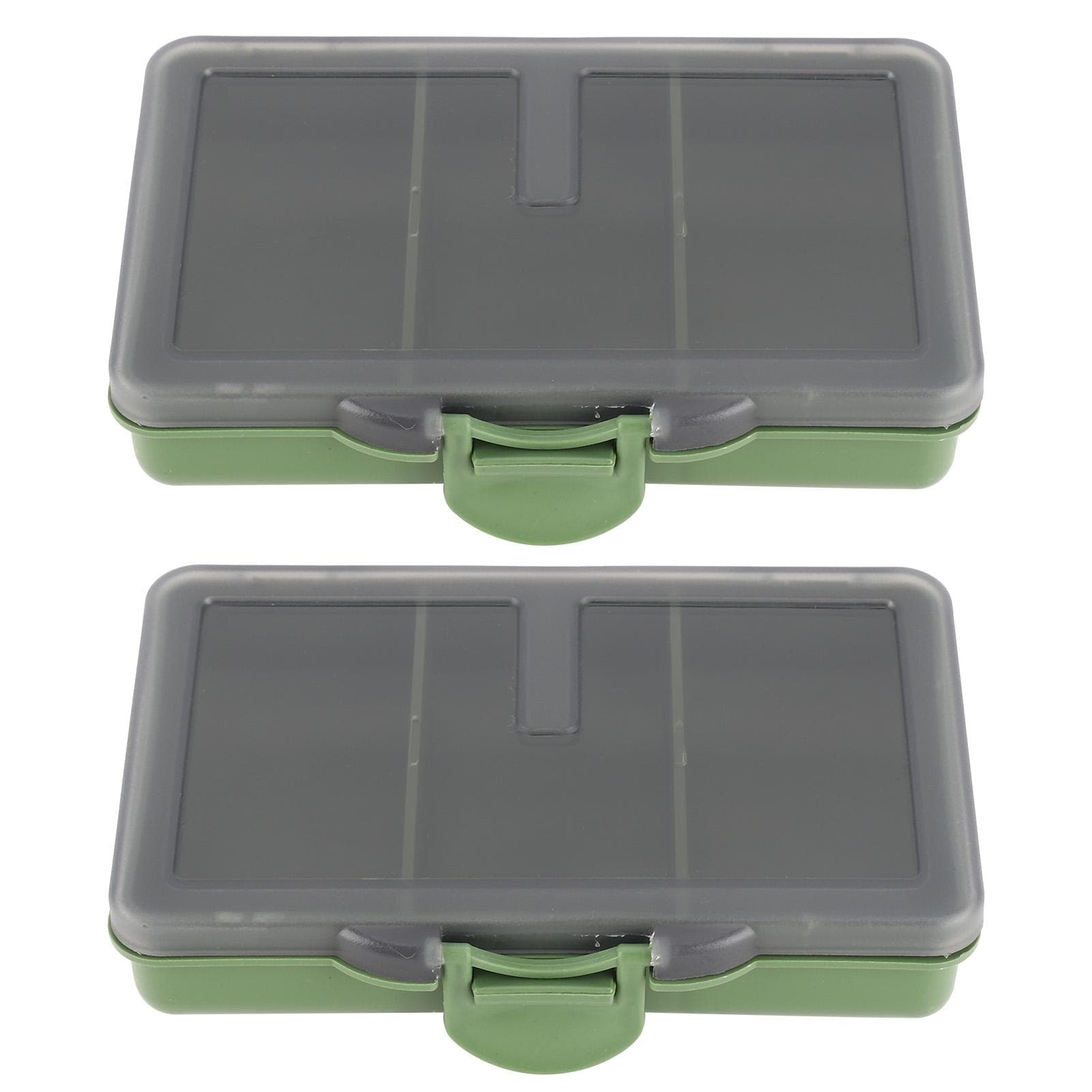 2Pcs Fishing Hook Bait Gadget Box Mini PP Storage Box Case for Fishing Tackle Accessories3