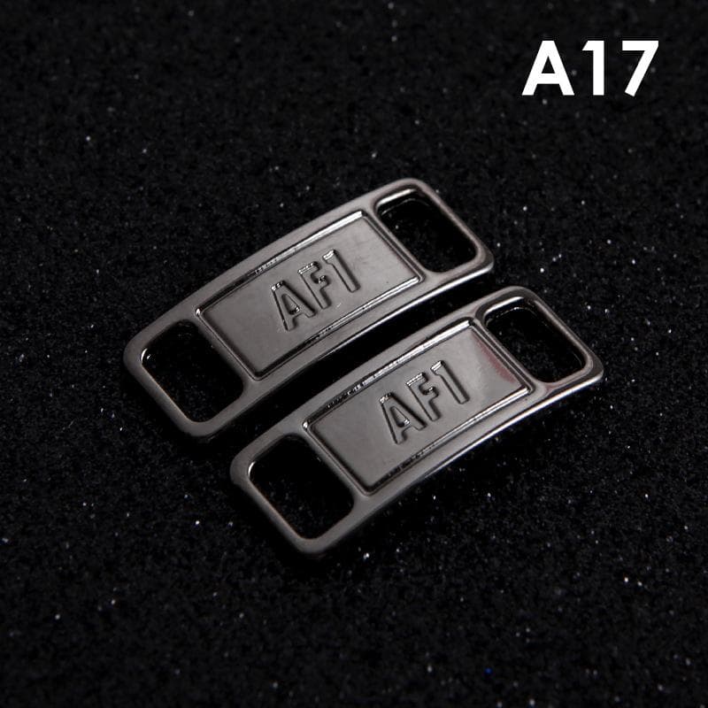 2Pcs Af1 Shoe Charms Laces Buckle Air Force One Shoes Accessories