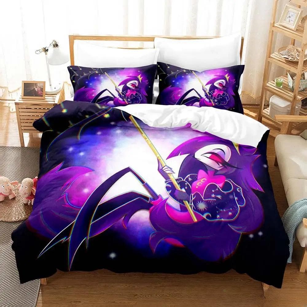 Fashion 3D Print Anime Loona boss Bedding Set Cartoon Anime three-piece set Adult Kid Bedroom Duvet cover Sets Home Textiles EU Twin 135x200cm