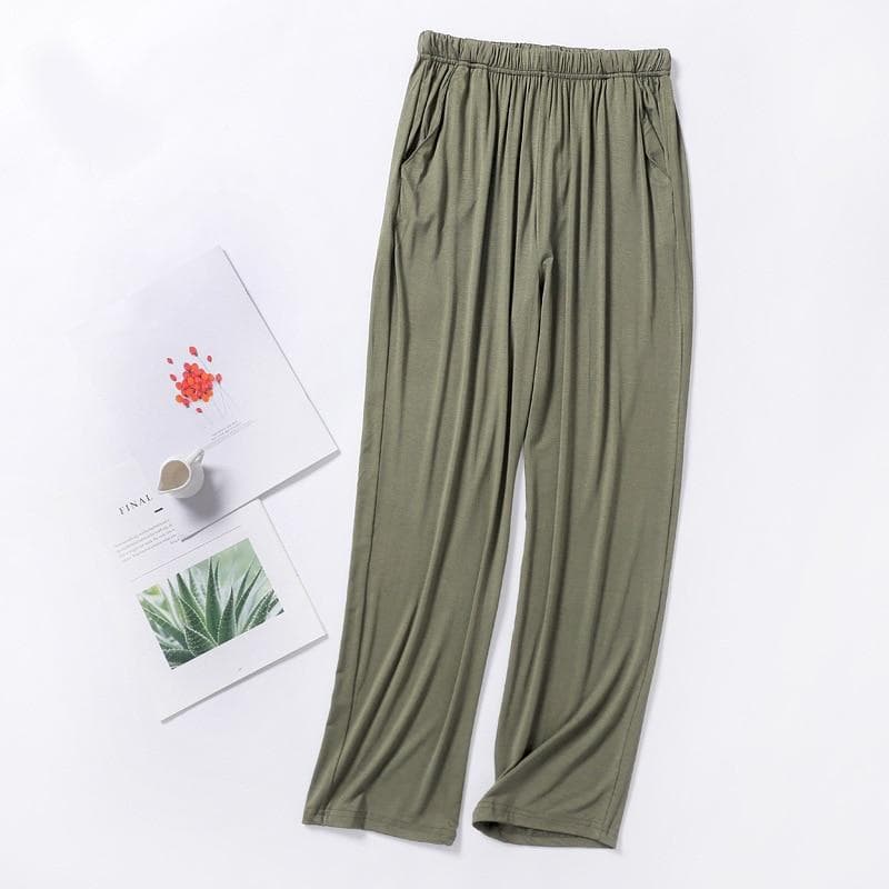 New men's modal  trousers thin section spring and summer home pants men's plus size home pants casual trousers pajama pants XXL