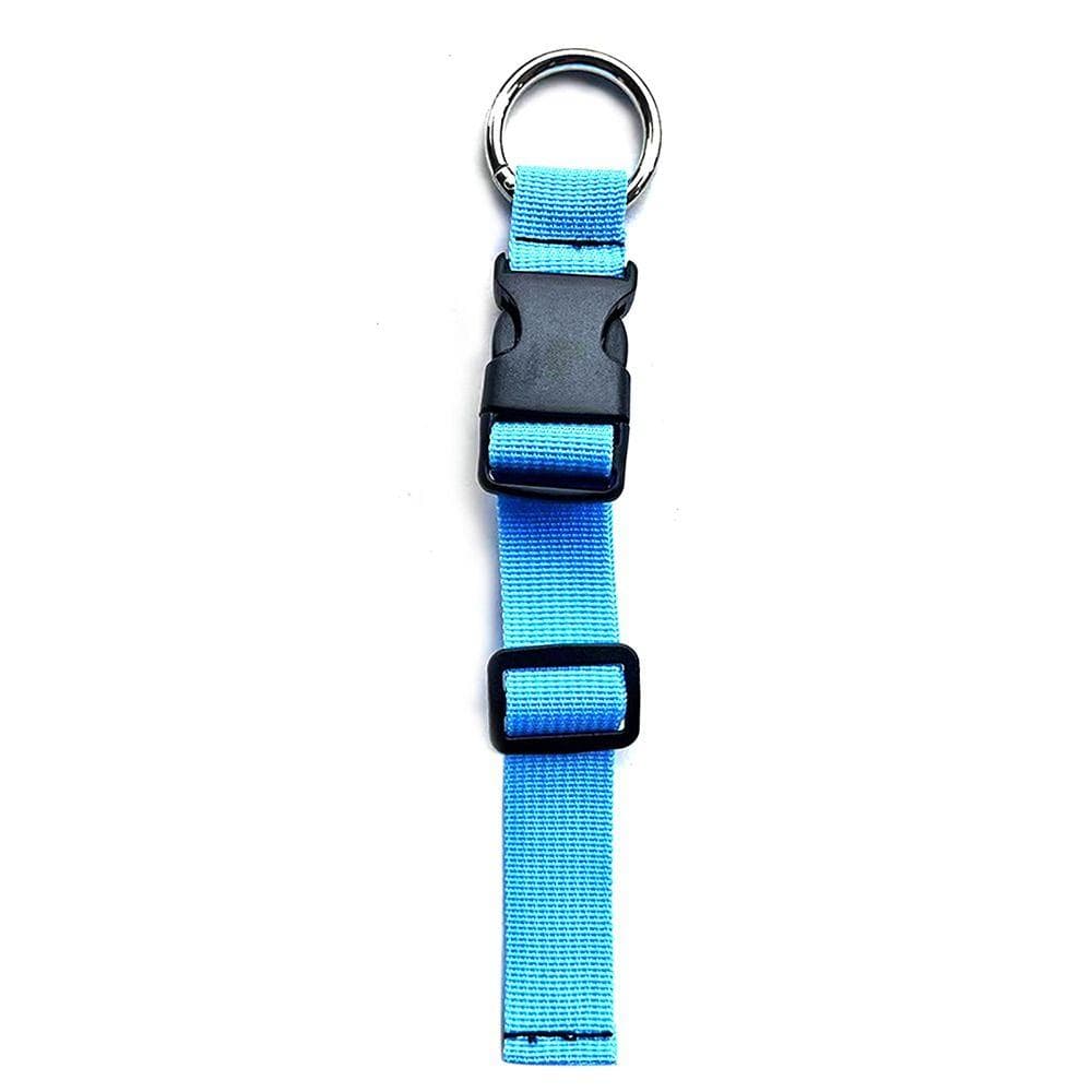 1PC Luggage Straps For Suitcases Spring Clip Nylon Adjustable Suitcases Belts Luggage Belt For Carry On Bags Wheelbarrow Wear light blue