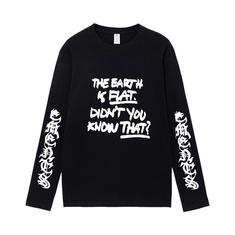 100% Cotton SUGA Long Sleeve Tee Printing Same Long-sleeved T Shirt Unisex Pullover Top L