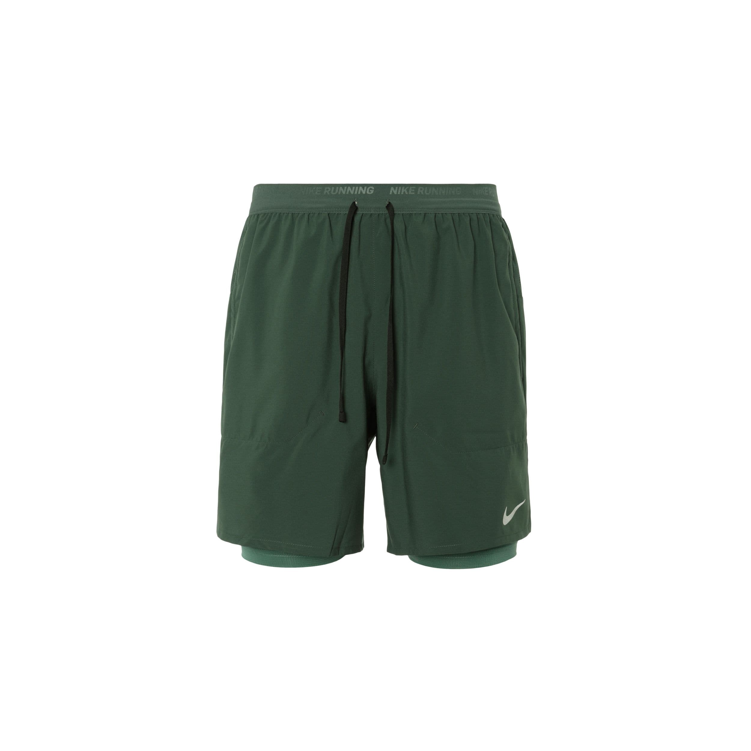 Nike Dri-FIT Stride Reflective Logo Design Two-In-One Running Casual Shorts Men Shorts Vintage-Green DM4760-338 M