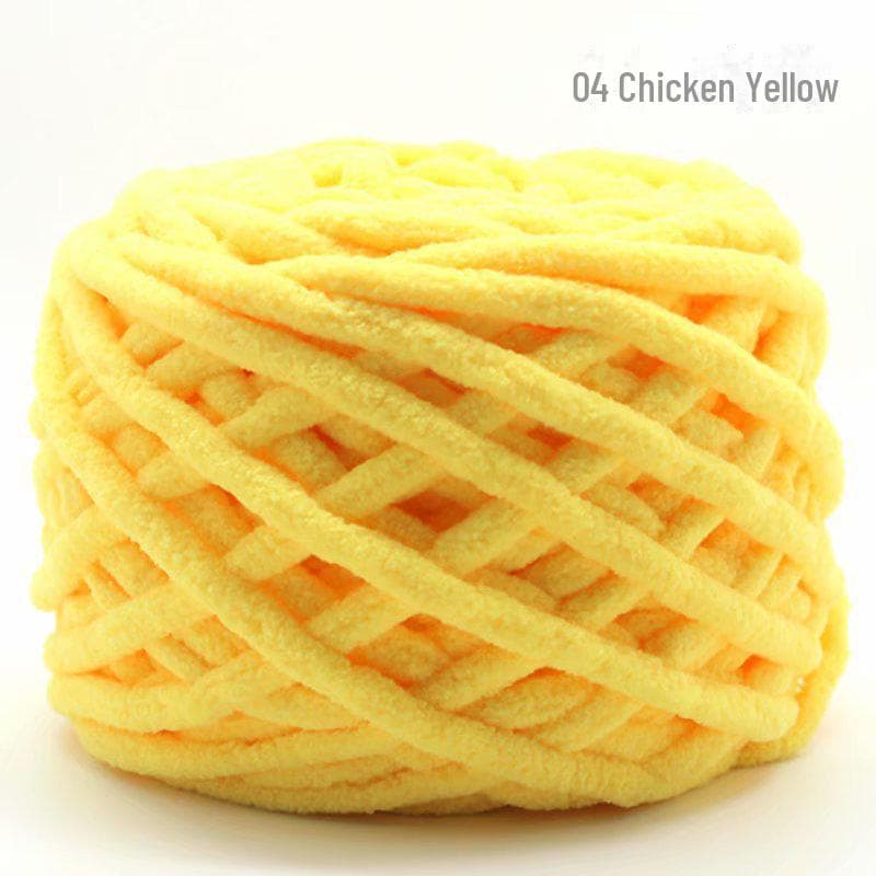 Ice Wool Thick Knitting Yarn for Blankets, Slippers, Neck Warmers, and Scarves