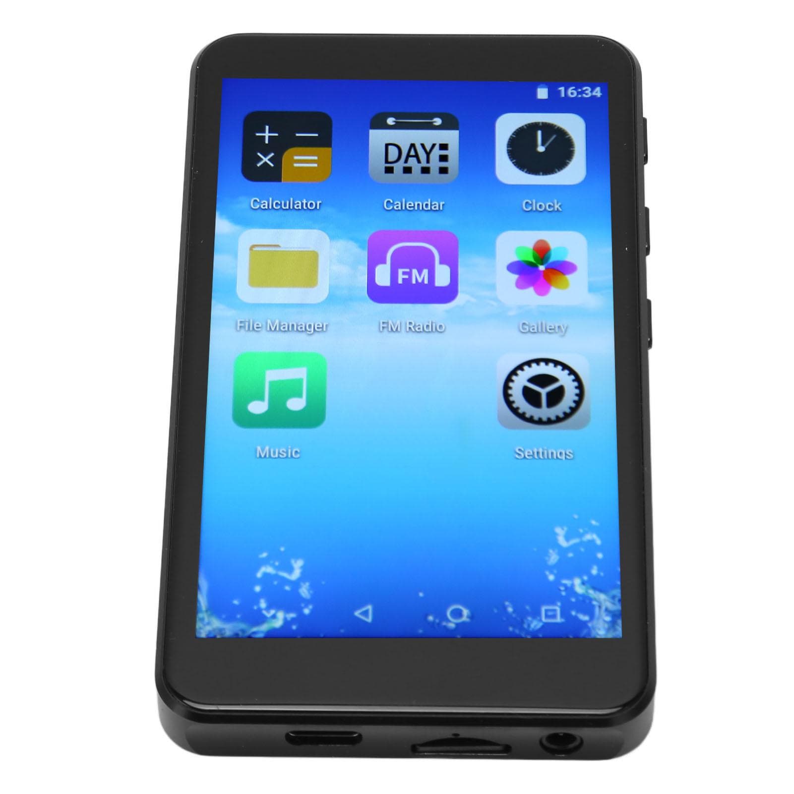 MP4 Player Recorder Multifunction IPS HD Screen HiFi Lossless Sound Bluetooth 5.0 WiFi Touch Screen 32GB