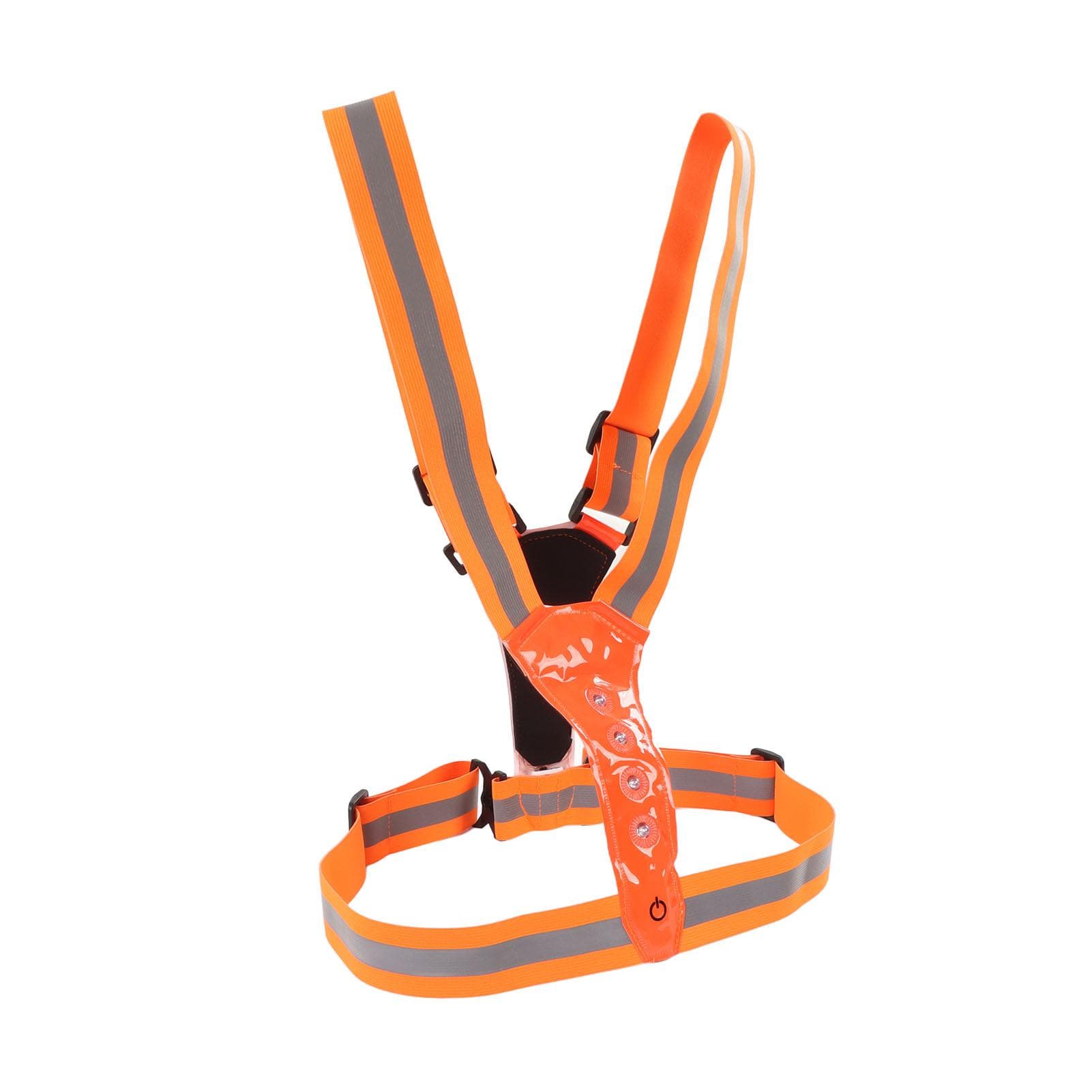 LED Reflective Vest Running Gear Band 3 Lighting Mode 360 degrees  Reflecting Protection Safety Reflective