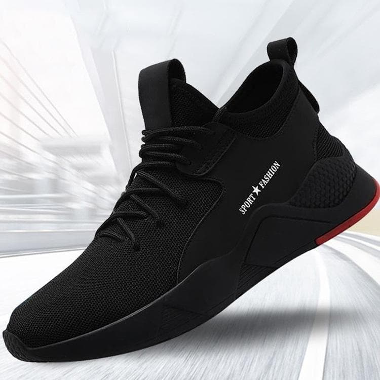 New Men's Shoes Spring and Autumn Sports Shoes Men's Korean Version Trendy Men's Casual Shoes Sports Shoes 40 black