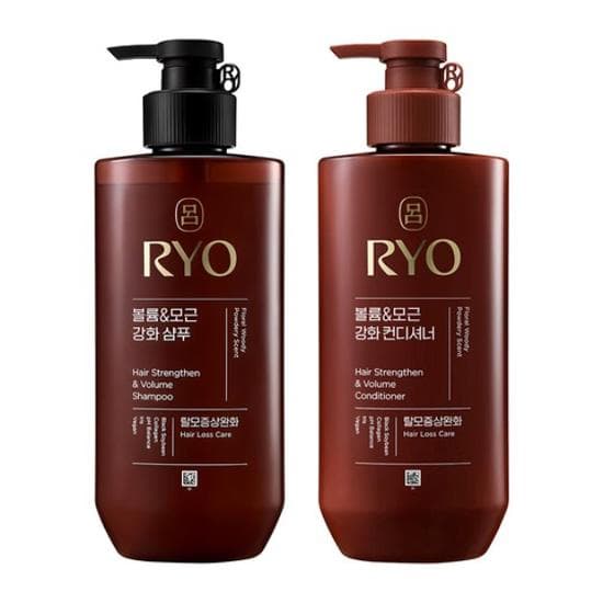 Ryo Hair Strengthen&Volume Shampoo and Conditioner 480ml SET Shampoo&Conditioner SET