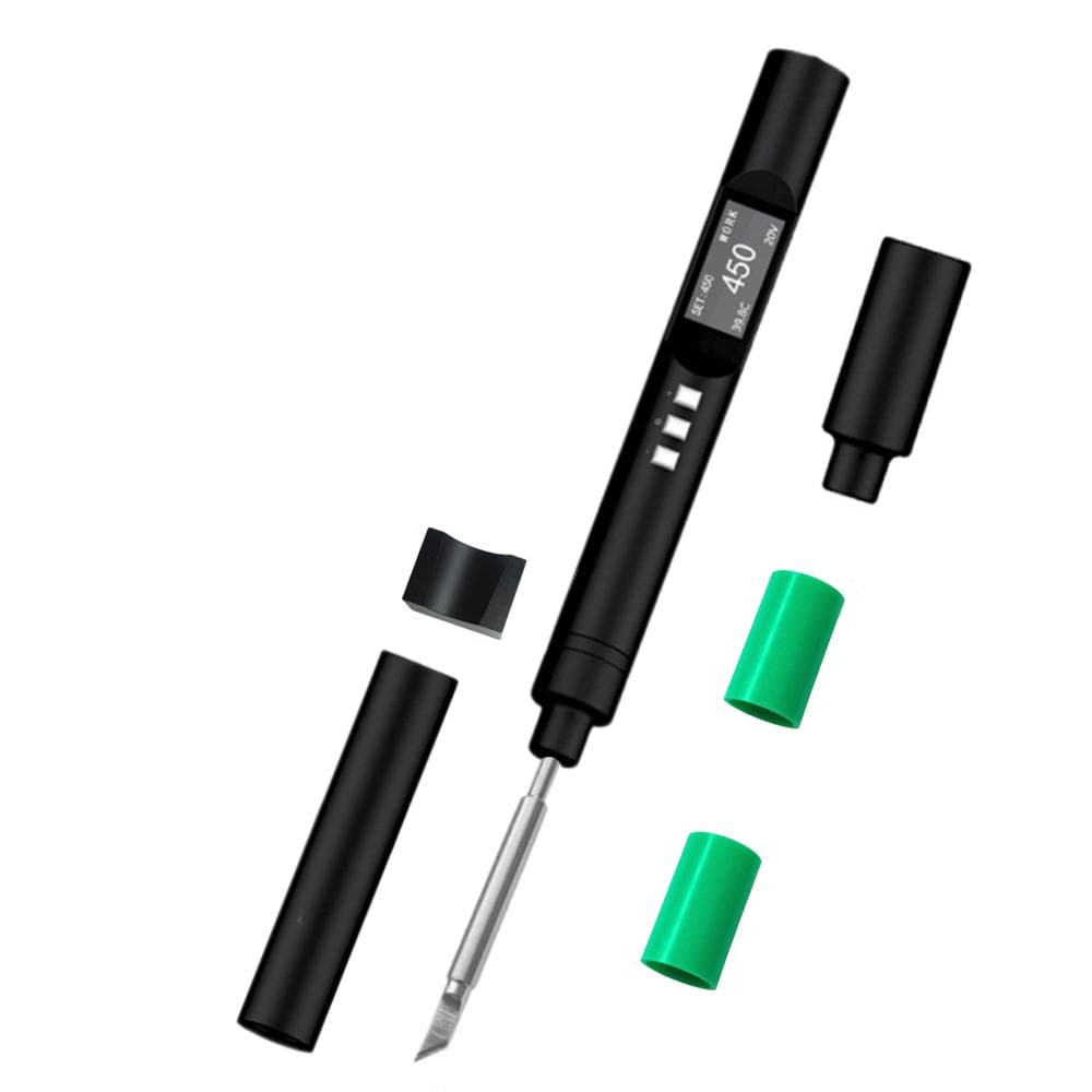 PTS200 Max 100W 0.96inch OLED Display Intelligent Soldering Iron ESP32 Open Source Soldering Pen K Soldering Bit multicolour