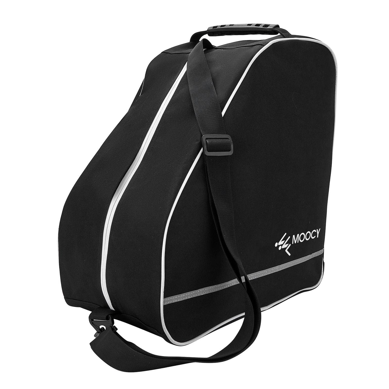 Multipurpose Ski Boot Bag Waterproof Ski Equipment Bag for Ski Boot Helmet Goggles Gloves black