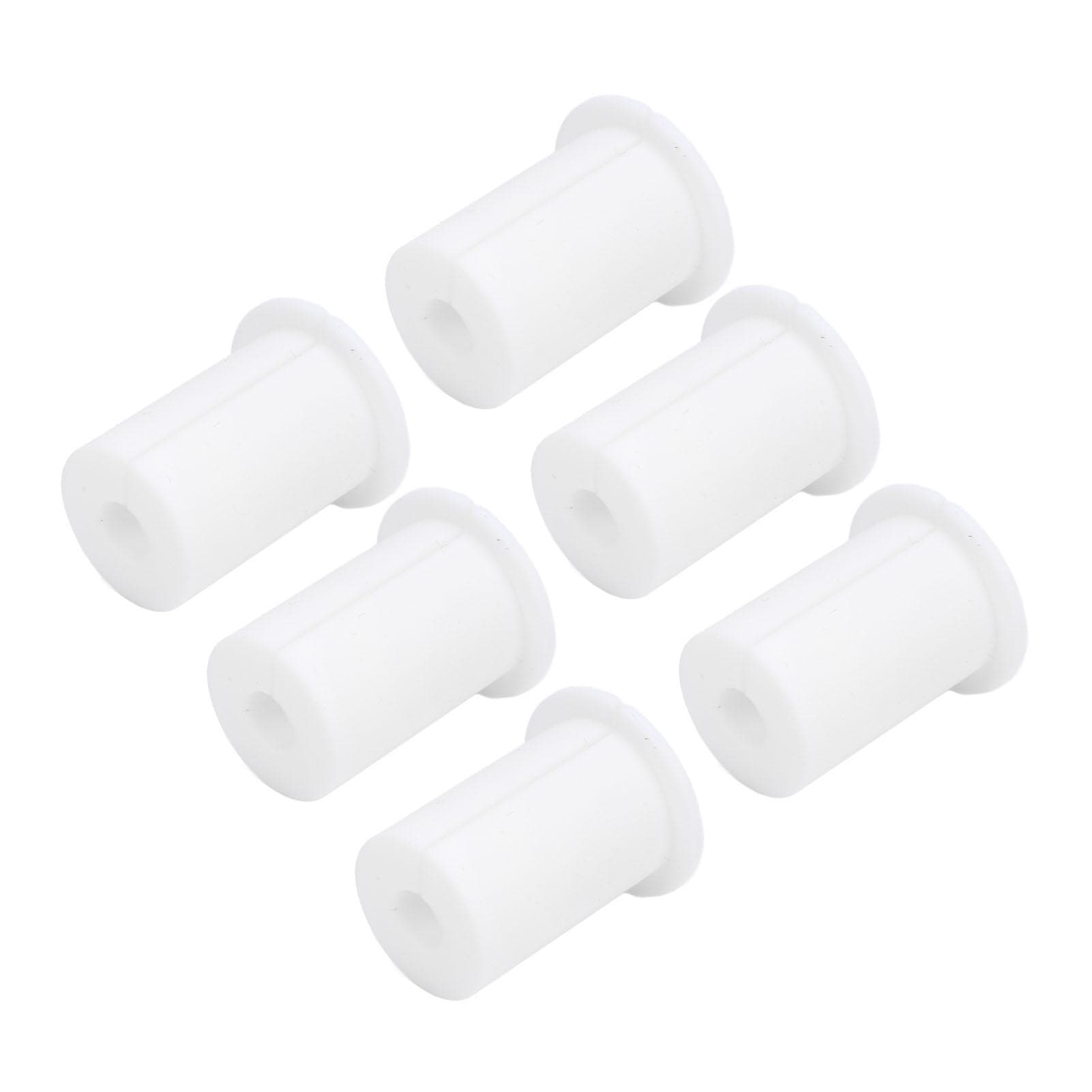 6Pcs Cable Routing Kit 1in Wall Pass Through Bushing Silicone Wire Cord Grommet for Rectangular