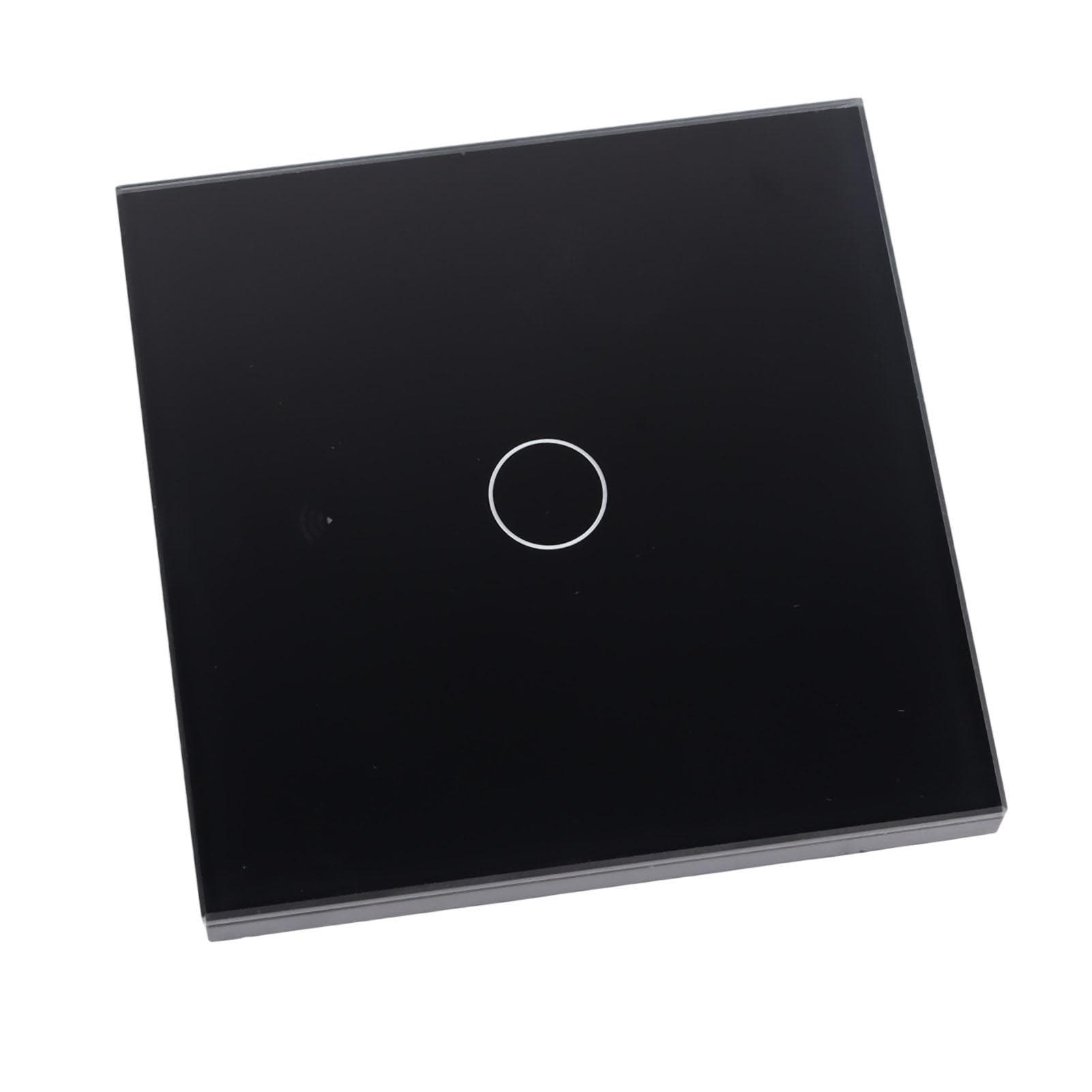 Wireless WiFi Switch with RF433 Control Support Timing Countdown Universal Smart Touch Switch black