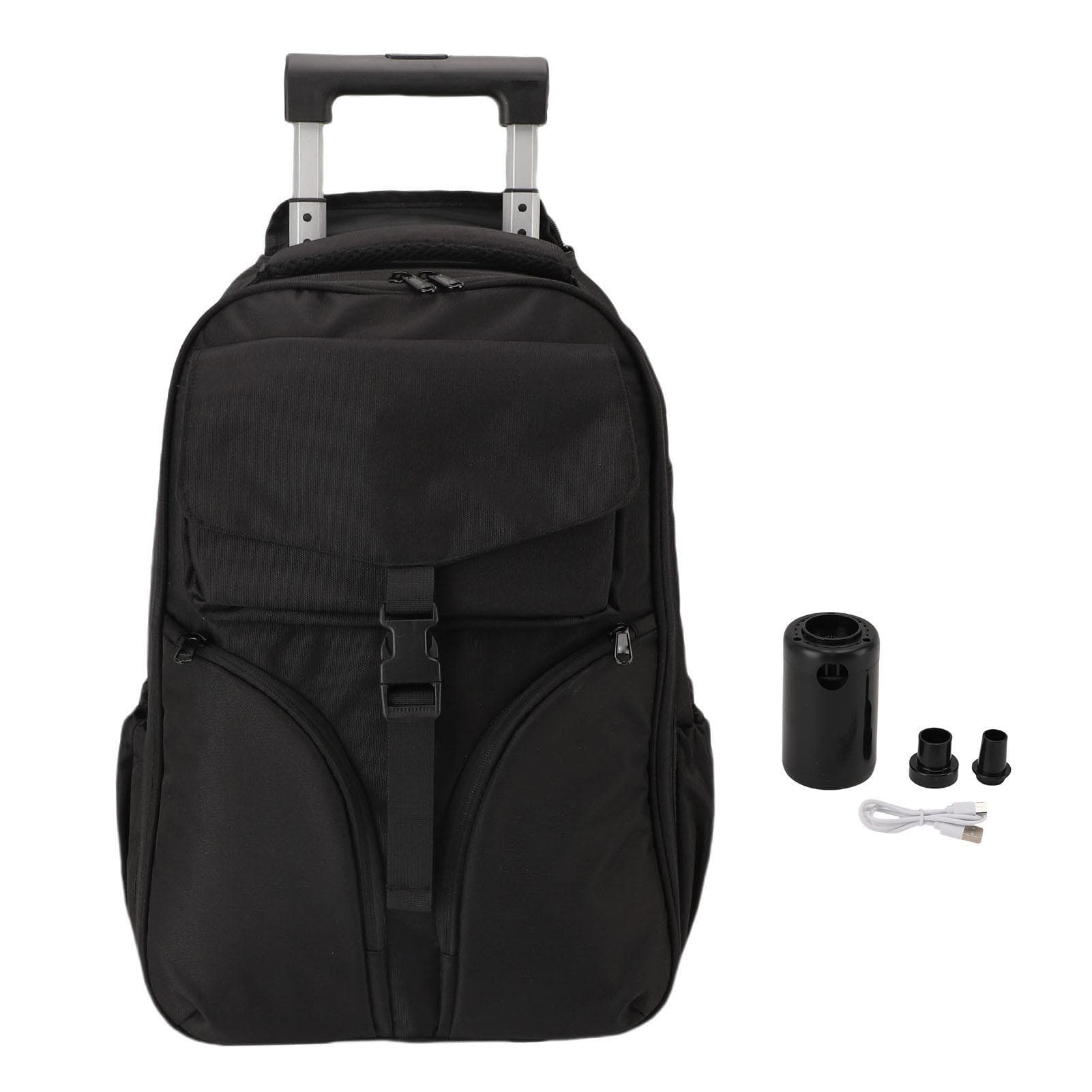 Trolley Backpack with Wheels Vacuum Compression 30L Large Capacity Water Proof Shoulder Bag for