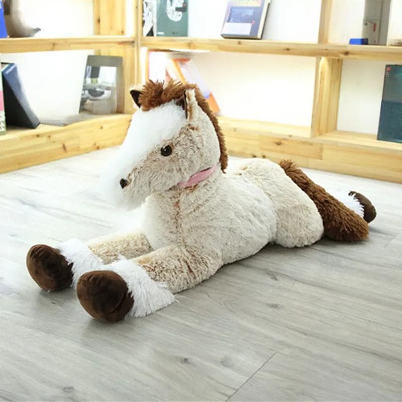 Giant Size Cartoon Horse Plush Toys Stuffed Animal Doll Boys Girls Birthday Gift Home 90cm