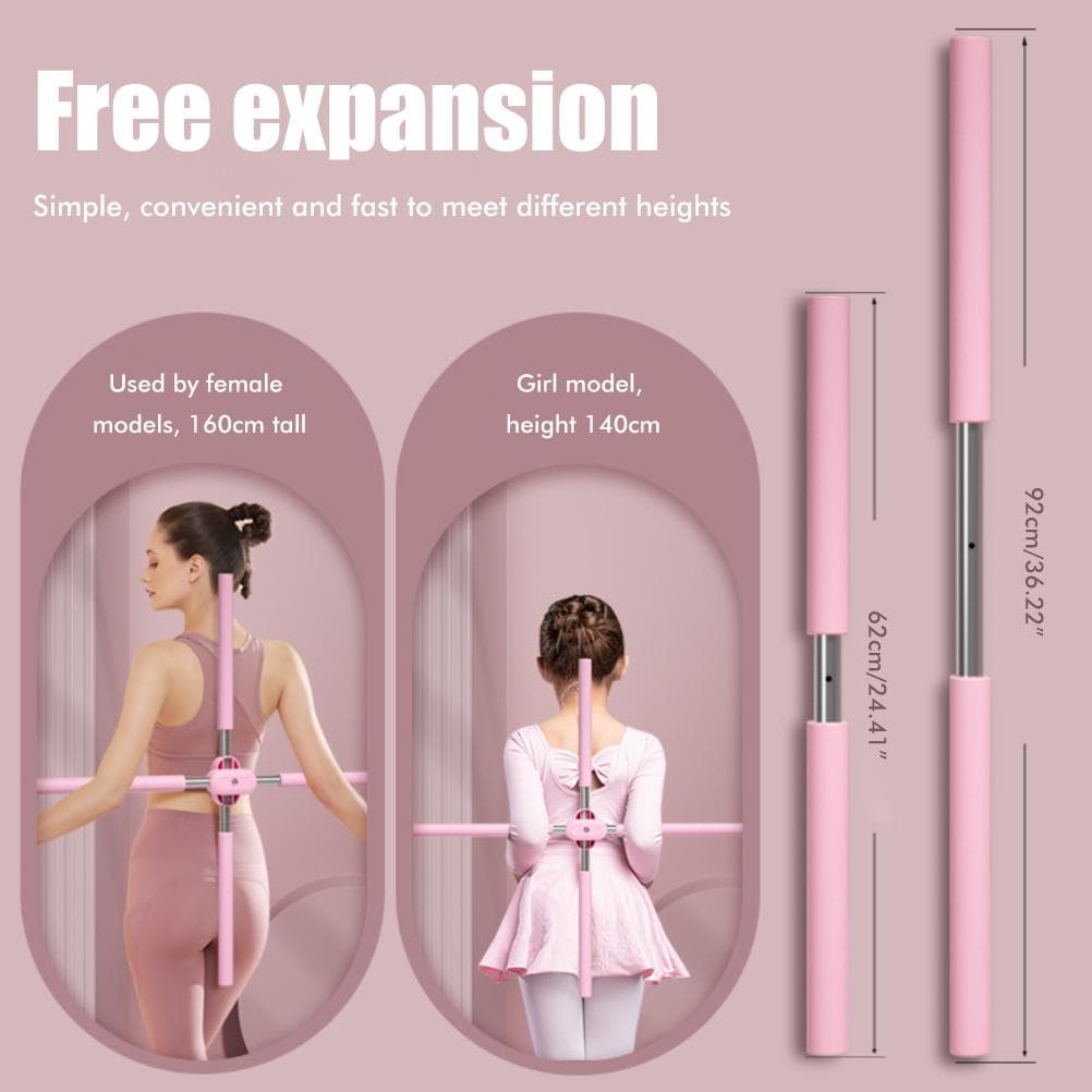 1 Pcs Open Back Sticks Stretching Tool Posture Training Sticks Exercise Stick Home Fitness Equipment