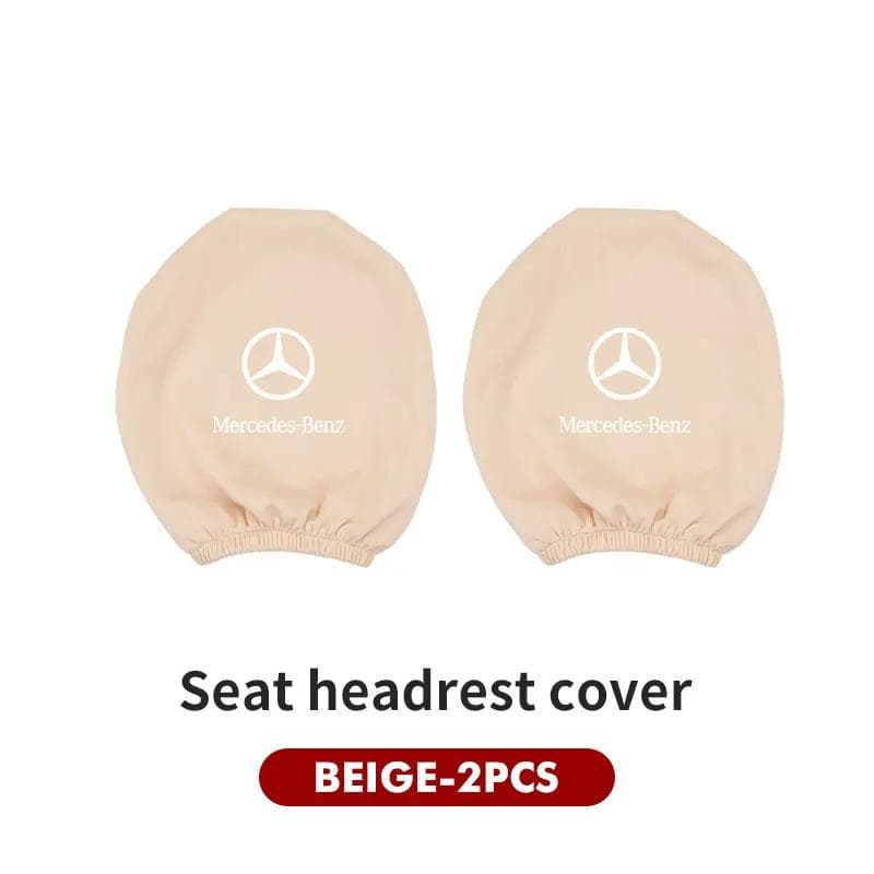 Car Seat Headrest Cover Anti-Dirty Elastic Interio Seat Cover For Mercedes Benz C180 C300 W124 W176 W177 GLC CLE CLA AMG