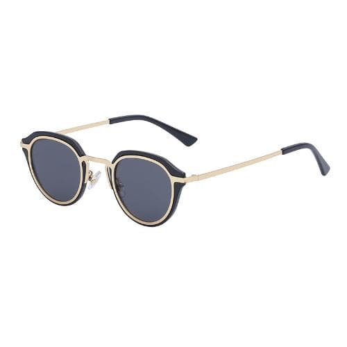 Small Frame Oval Retro Sunglasses for Women High-end Fashion Luxury Design InsStyle Sun Glasses