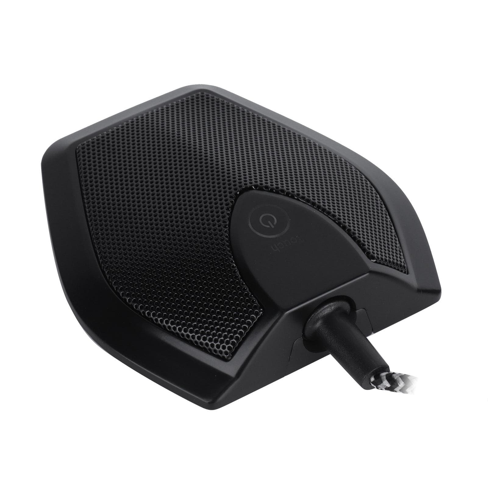 Microphone Touch Button DualCapacitor USB Recording Receiver for Video Teaching Conference Room black