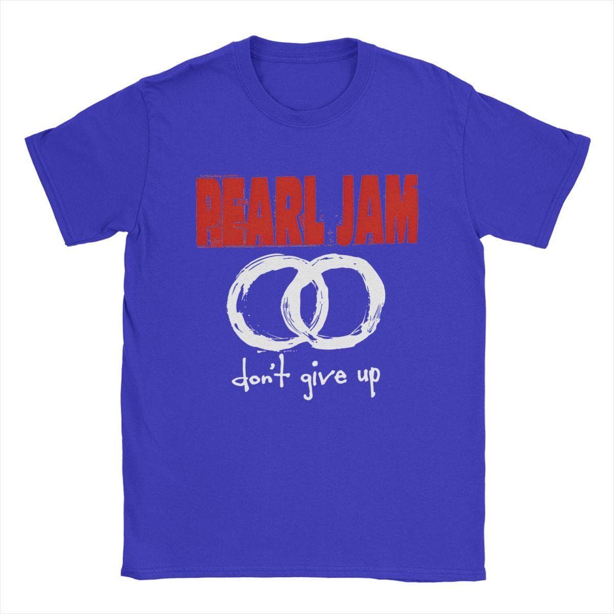 Fashion Pearls Jam Tour Album T-Shirts for Men Women Cotton Tee Shirt Adult Clothes XL blue