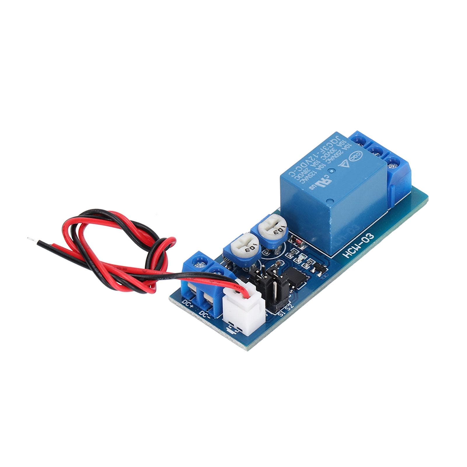 Relay Module Adjustable Time Delay Board Infinite Cycling Single Timing Modes for Control24V