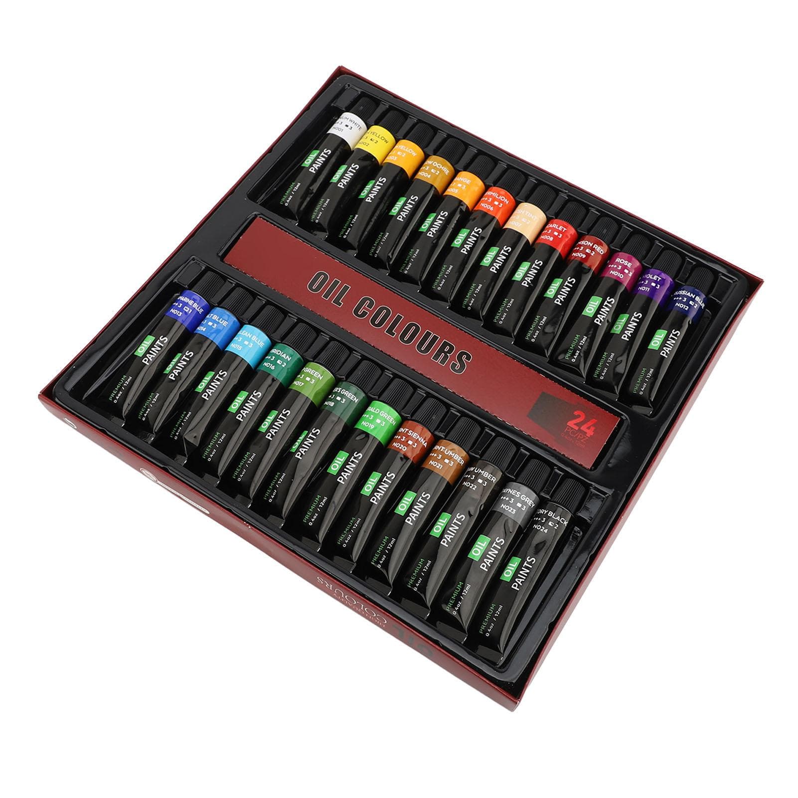 12ml Acrylic Paints Set Highly Pigmented Professional Acrylic Craft Paint Set for Children and