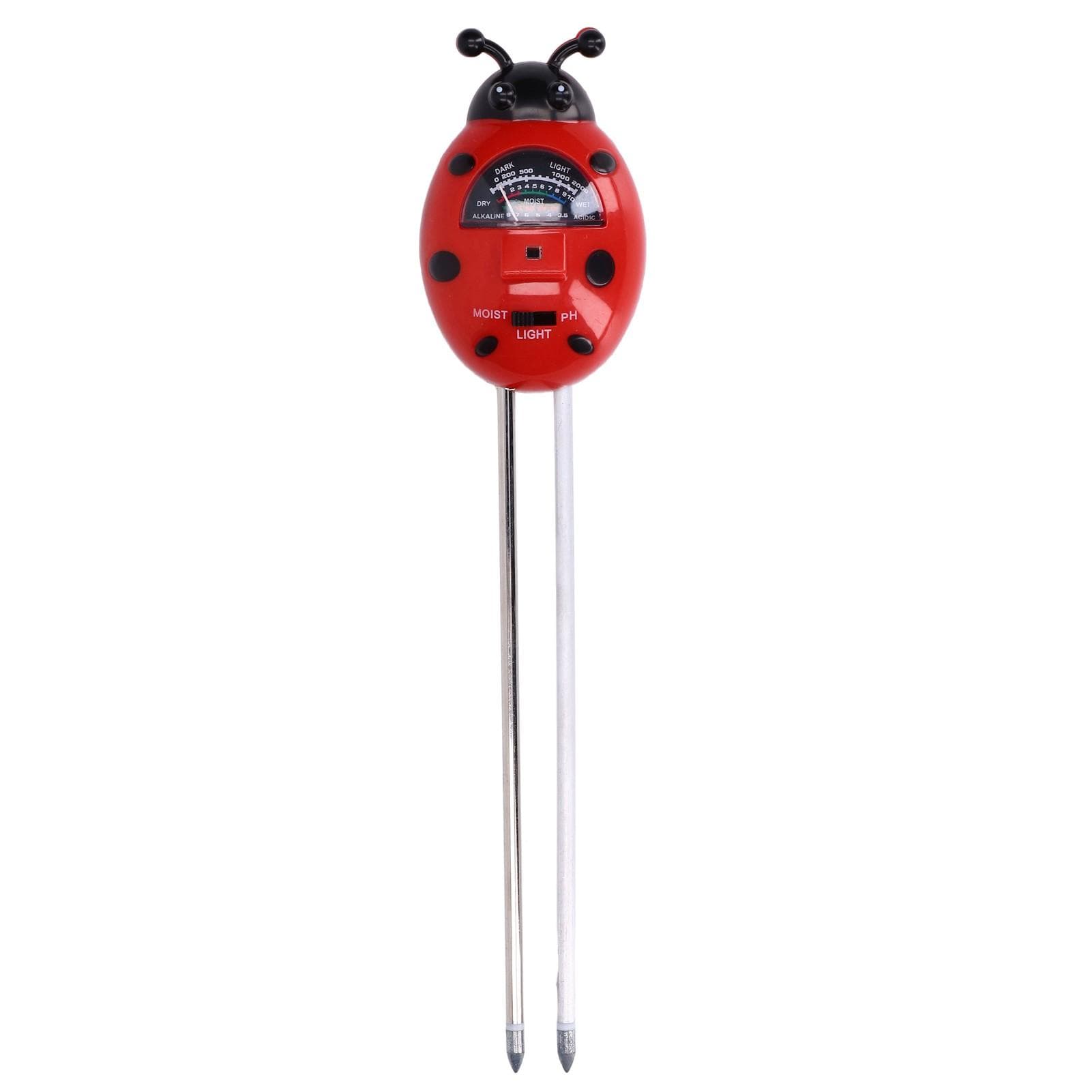 Moisture Meter 3 Calibration Tables Ladybug Shape Simple Operation Multifunction PH Tester