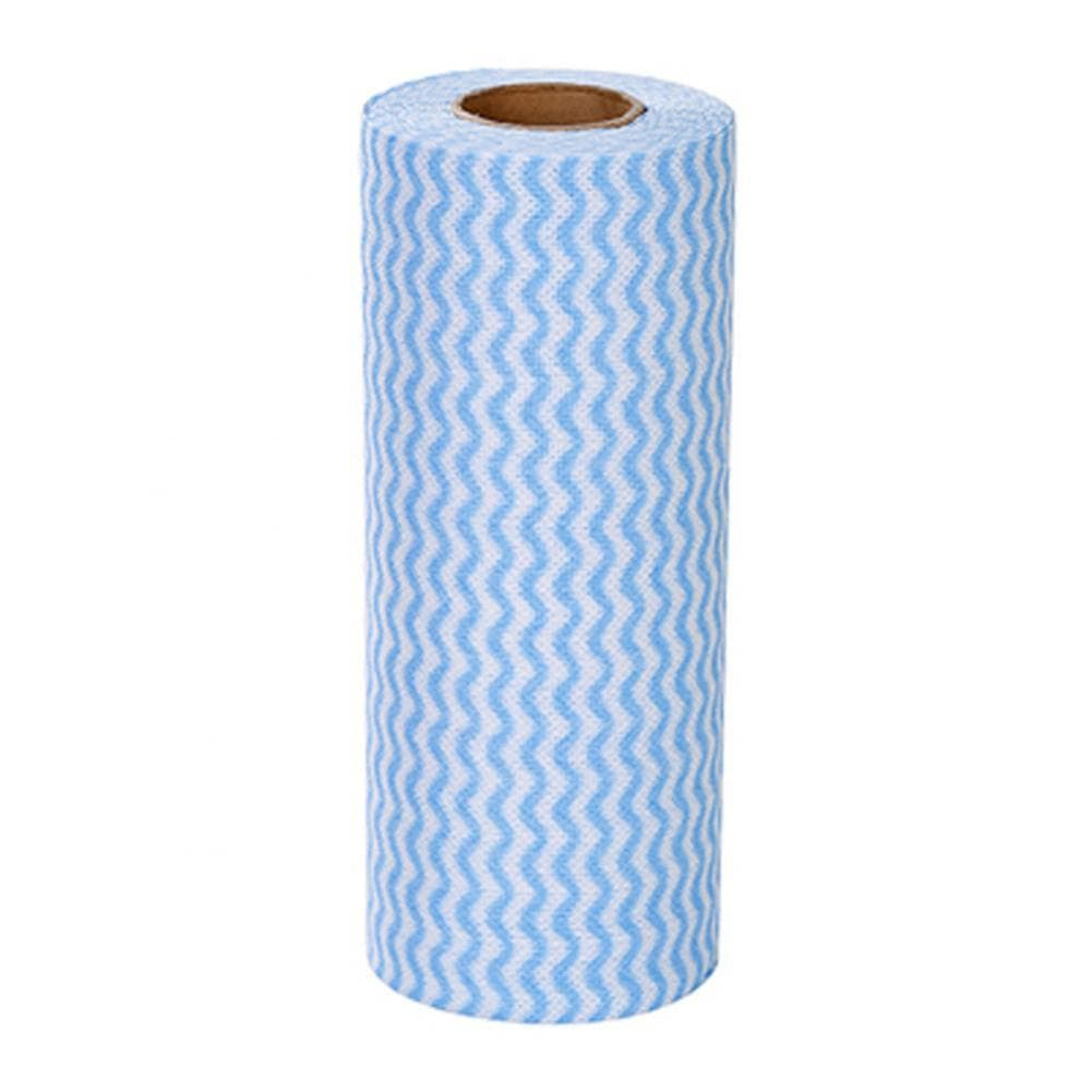 Multipurpose NOn woven Fabric Cloth Wiping Cleaning Dishcloth Kitchen(Blue) Blue
