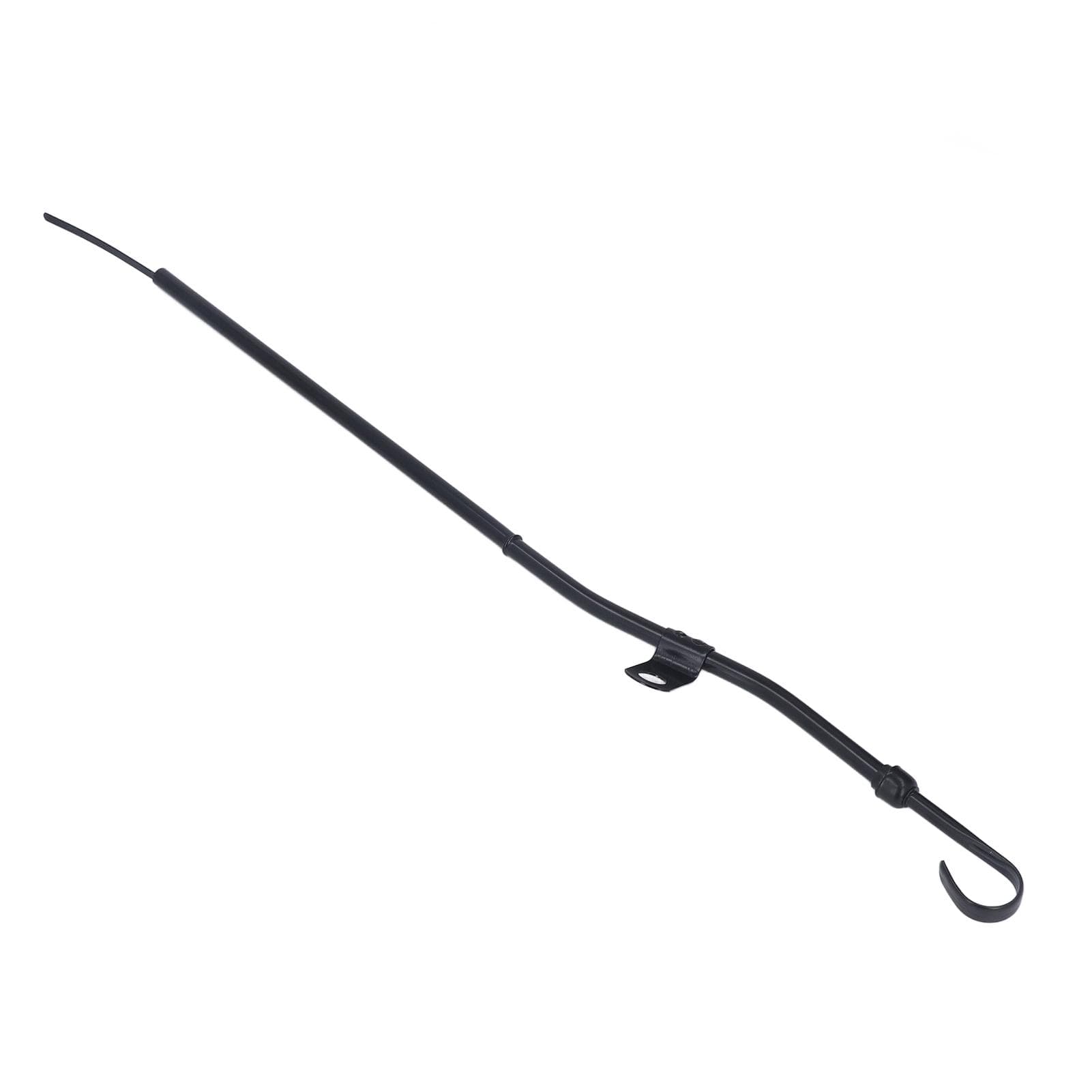 Engine Oil Dipstick Tube Stainless Steel Fluid Oil Level Dipstick Tool Replacement for Ford 302 black