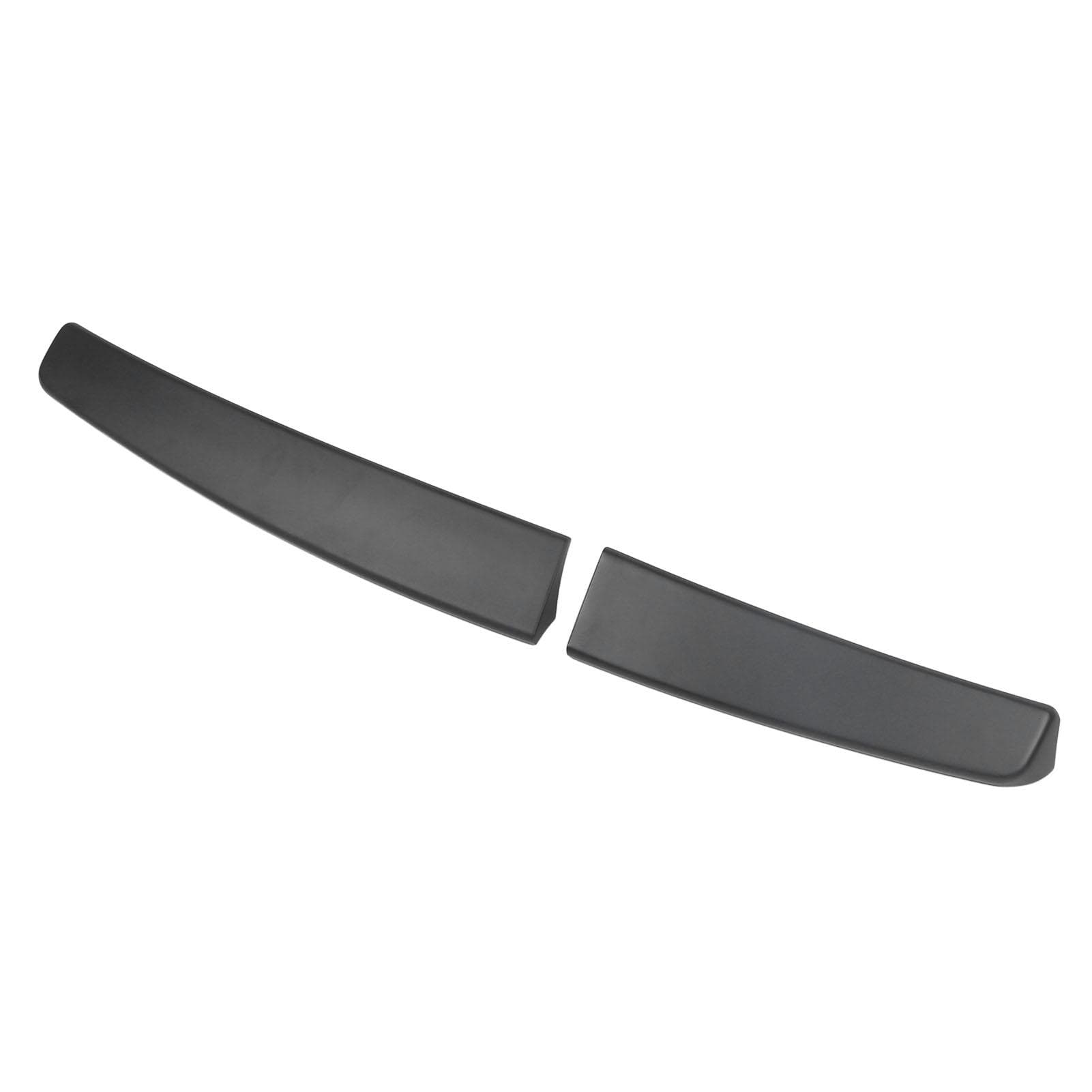2PCS Rear Twin Barn Door Roof Spoiler Glossy Black Improve Aerodynamics Sporty Look Lightweight for