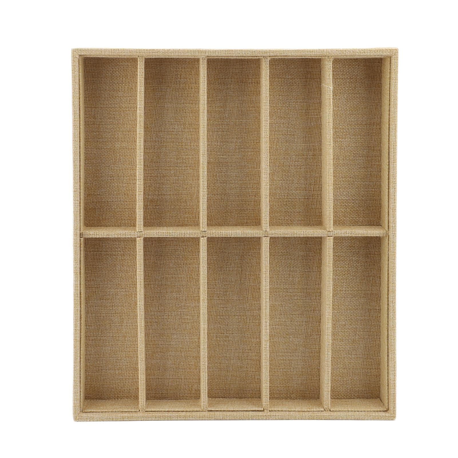 10 Grid Sunglasses Display Box Sunglasses Storage Organizer Tray Eyeglasses Holder Tray for
