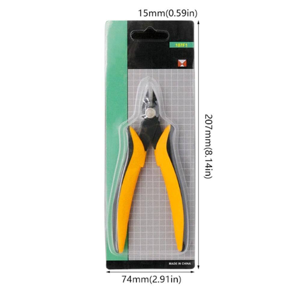 Universal Diagonal Cutting Pliers Precision Wire Cable Cutter Wire Electronic Machine Maintenance Repair Hand Tools yellow