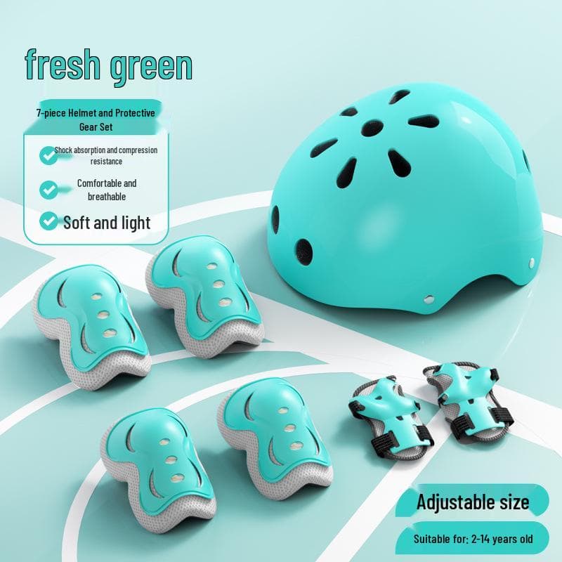 SWAY Kids Protective Gear Set: Helmet, Hip Protection for Outdoor Sports, Roller Skating & Cycling, Ages 2-15. Small Helmet [2-6 years]